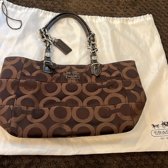 Brown Coach Bag - Picture 1 of 9